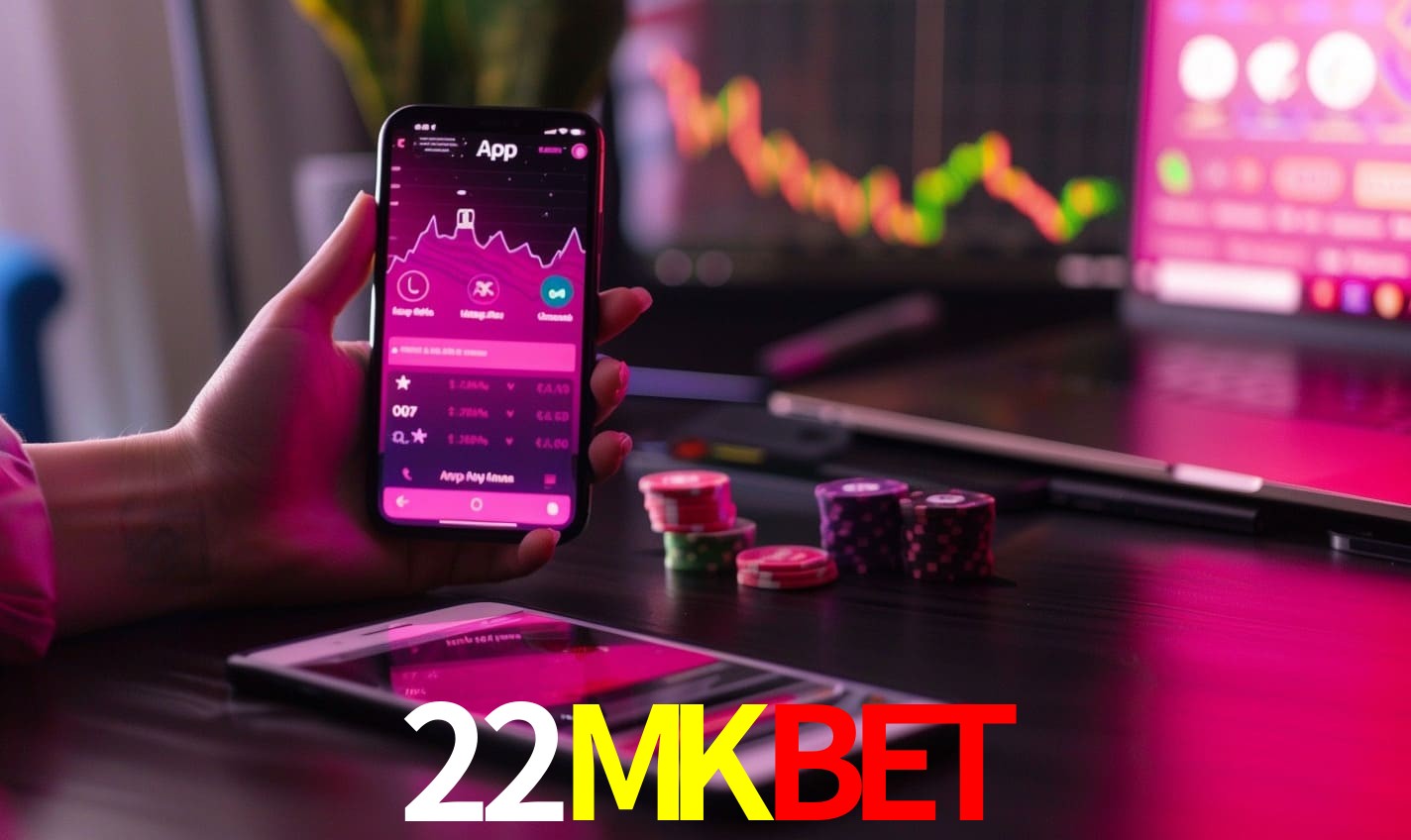 Comparação APP mobile vs versão web da 22MKBET